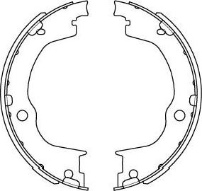 Kavo Parts BS-1404 - Bremžu loku komplekts ps1.lv