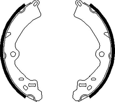 Kavo Parts BS-8908 - Bremžu loku komplekts ps1.lv