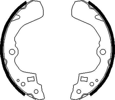 Kavo Parts BS-8907 - Bremžu loku komplekts ps1.lv