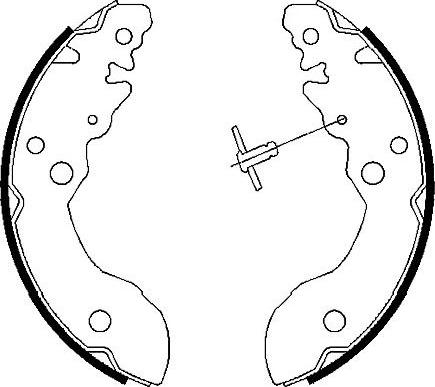 Kavo Parts BS-8913 - Bremžu loku komplekts ps1.lv