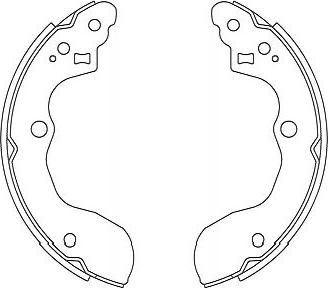 Kavo Parts BS-8934 - Bremžu loku komplekts ps1.lv