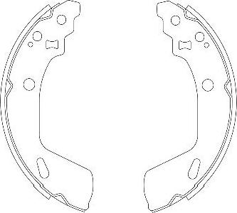 Kavo Parts BS-8933 - Bremžu loku komplekts ps1.lv