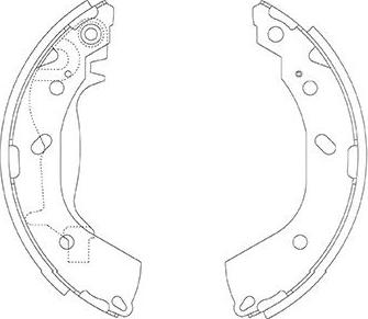 Kavo Parts BS-3414 - Bremžu loku komplekts ps1.lv