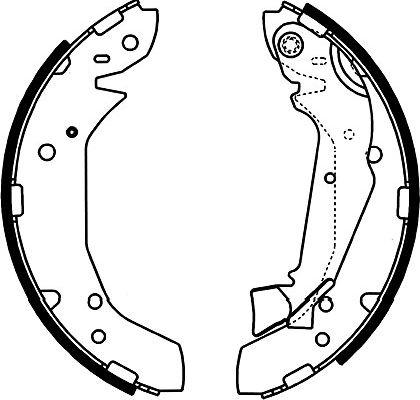 Kavo Parts BS-3416 - Bremžu loku komplekts ps1.lv