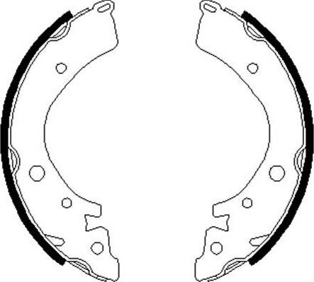 Kavo Parts BS-2904 - Bremžu loku komplekts ps1.lv