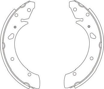 Kavo Parts BS-2913 - Bremžu loku komplekts ps1.lv