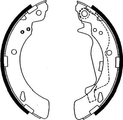 Kavo Parts BS-2912 - Bremžu loku komplekts ps1.lv