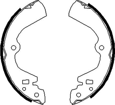 Kavo Parts BS-7409 - Bremžu loku komplekts ps1.lv