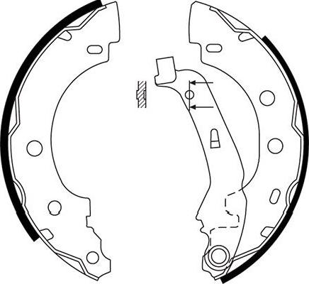 Kavo Parts BS-7419 - Bremžu loku komplekts ps1.lv