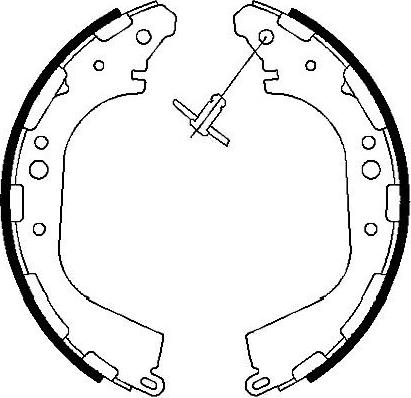 Kavo Parts BS-7418 - Bremžu loku komplekts ps1.lv