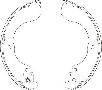 Kavo Parts BS-7439 - Bremžu loku komplekts ps1.lv