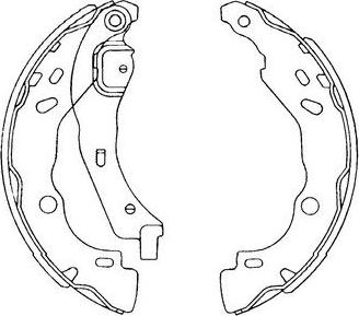 Kavo Parts BS-7435 - Bremžu loku komplekts ps1.lv