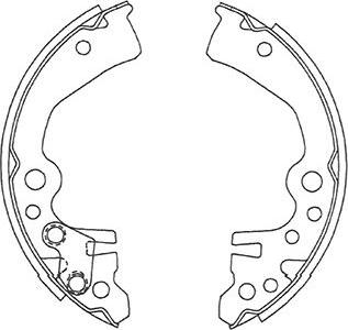 Kavo Parts BS-7433 - Bremžu loku komplekts ps1.lv