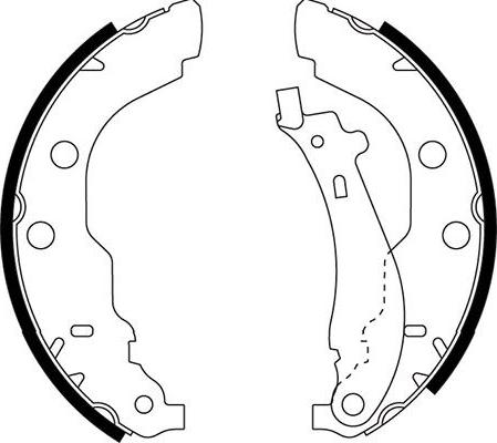 Kavo Parts BS-7424 - Bremžu loku komplekts ps1.lv