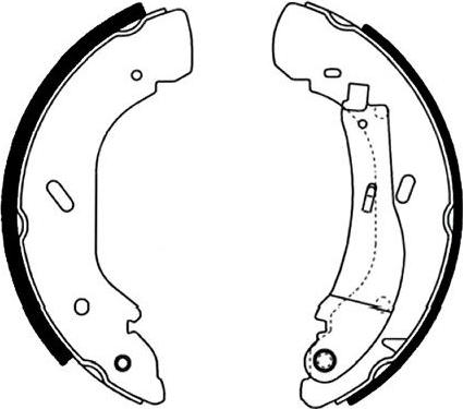 Kavo Parts BS-7428 - Bremžu loku komplekts ps1.lv