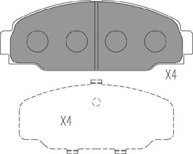 Kavo Parts KBP-9131 - Bremžu uzliku kompl., Disku bremzes ps1.lv