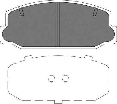 Kavo Parts KBP-9126 - Bremžu uzliku kompl., Disku bremzes ps1.lv