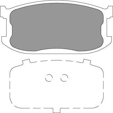 Kavo Parts KBP-4565 - Bremžu uzliku kompl., Disku bremzes ps1.lv