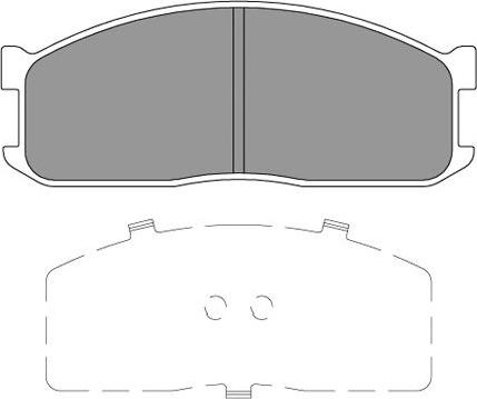 Kavo Parts KBP-4566 - Bremžu uzliku kompl., Disku bremzes ps1.lv