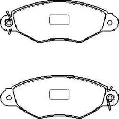 Kavo Parts KBP-6608 - Bremžu uzliku kompl., Disku bremzes ps1.lv