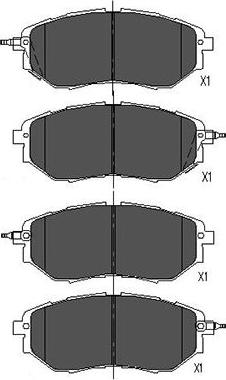 Kavo Parts KBP-8020 - Bremžu uzliku kompl., Disku bremzes ps1.lv