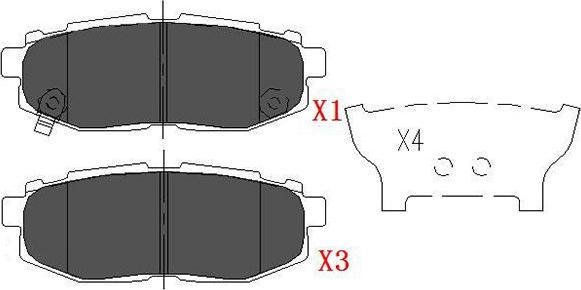 Kavo Parts KBP-8022 - Bremžu uzliku kompl., Disku bremzes ps1.lv