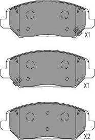 Kavo Parts KBP-3055 - Bremžu uzliku kompl., Disku bremzes ps1.lv