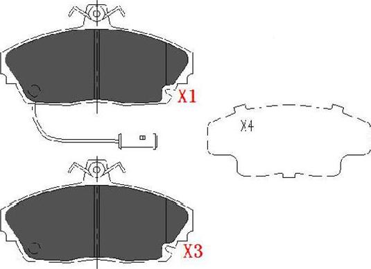 Kavo Parts KBP-2019 - Bremžu uzliku kompl., Disku bremzes ps1.lv