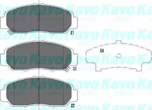 BOSCH 986424722 - Bremžu uzliku kompl., Disku bremzes ps1.lv