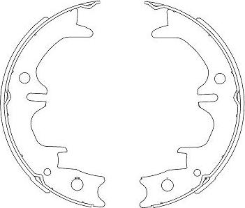 Kavo Parts KBS-9911 - Bremžu loku komplekts ps1.lv