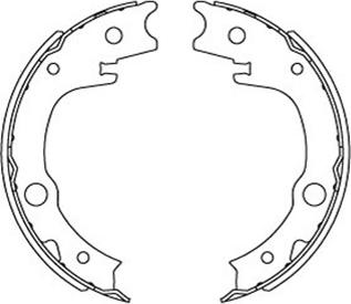 Kavo Parts KBS-9925 - Bremžu loku komplekts ps1.lv