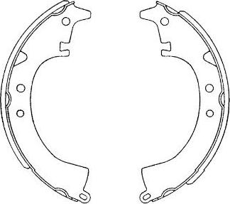 Kavo Parts KBS-9921 - Bremžu loku komplekts ps1.lv