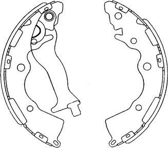 Kavo Parts KBS-4405 - Bremžu loku komplekts ps1.lv