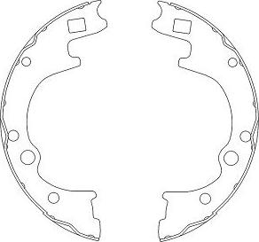 Kavo Parts KBS-4401 - Bremžu loku komplekts ps1.lv