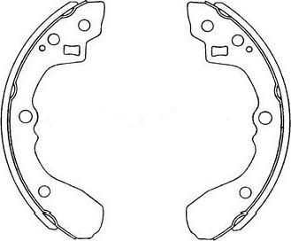 Kavo Parts KBS-4407 - Bremžu loku komplekts ps1.lv