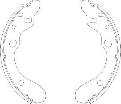 Kavo Parts KBS-5405 - Bremžu loku komplekts ps1.lv