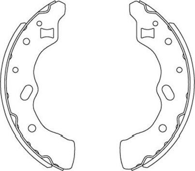 Kavo Parts KBS-5406 - Bremžu loku komplekts ps1.lv