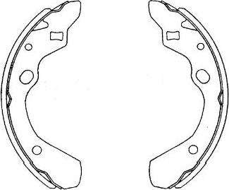 Kavo Parts KBS-5411 - Bremžu loku komplekts ps1.lv