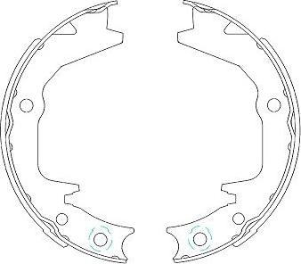 Kavo Parts KBS-6404 - Bremžu loku komplekts ps1.lv