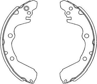 Kavo Parts KBS-6405 - Bremžu loku komplekts ps1.lv