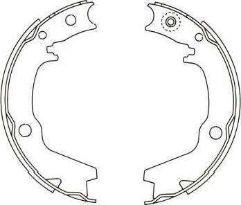 Kavo Parts KBS-6401 - Bremžu loku komplekts ps1.lv