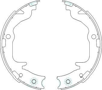 Kavo Parts KBS-6403 - Bremžu loku komplekts ps1.lv