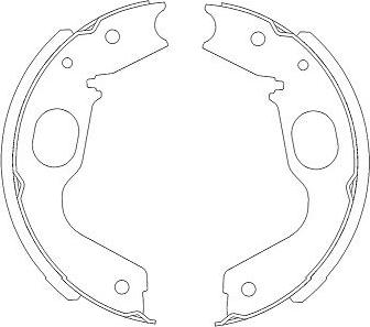 Kavo Parts KBS-6402 - Bremžu loku komplekts ps1.lv