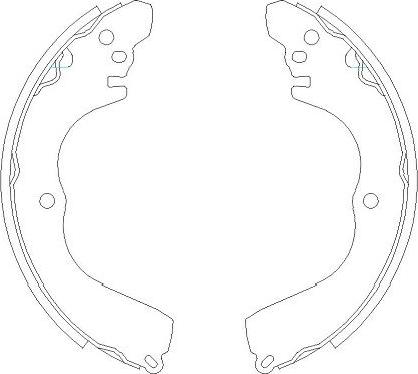 Kavo Parts KBS-6412 - Bremžu loku komplekts ps1.lv