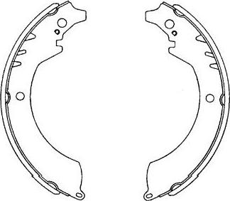 Kavo Parts KBS-1904 - Bremžu loku komplekts ps1.lv