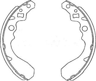 Kavo Parts KBS-1905 - Bremžu loku komplekts ps1.lv