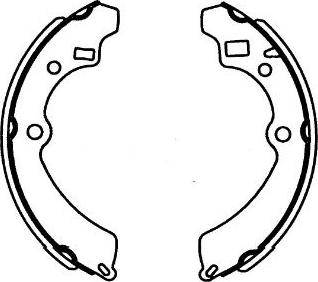 Kavo Parts KBS-8909 - Bremžu loku komplekts ps1.lv