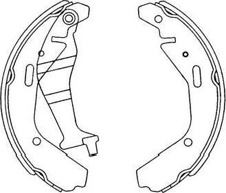 Kavo Parts KBS-8904 - Bremžu loku komplekts ps1.lv