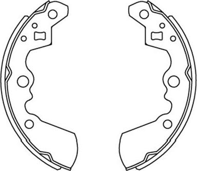 Kavo Parts KBS-8906 - Bremžu loku komplekts ps1.lv