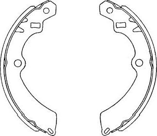 Kavo Parts KBS-8916 - Bremžu loku komplekts ps1.lv